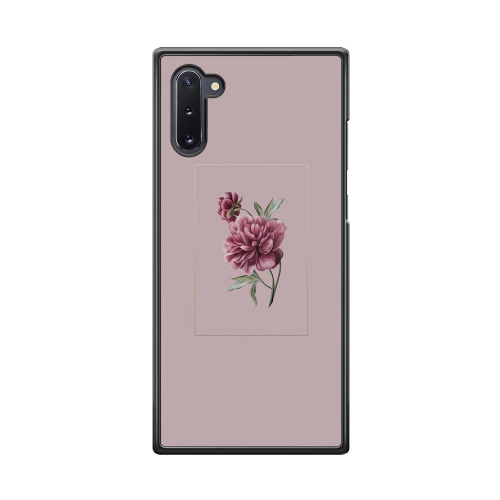 Flower Bucket Violent Passion Samsung Galaxy Note 10 Case-Rubber White (2D Case)-Oxvistore