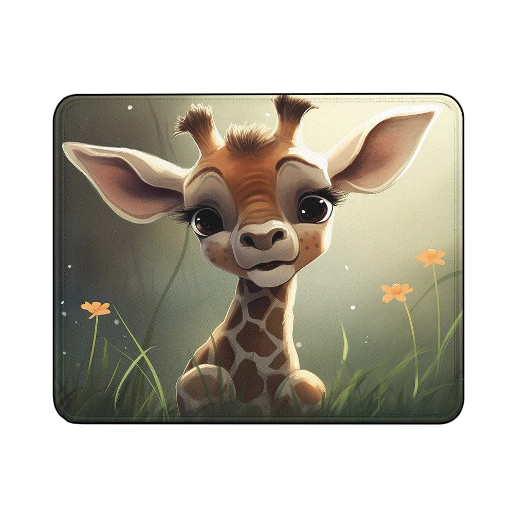 Fluffy Baby Giraffe Mouse Pads-18x21 CM-Oxvistore