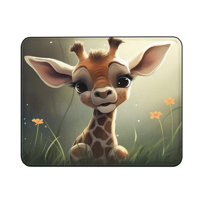 Fluffy Baby Giraffe Mouse Pads-18x21 CM-Oxvistore