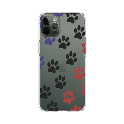 Footprint Animal Three Color Clear Soft Case-Oxvistore