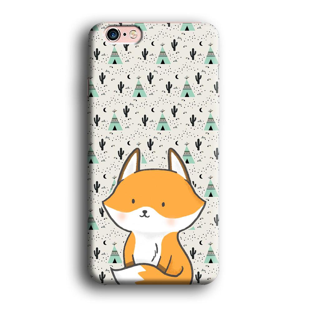 Fox and Patern of Dessert iPhone 6 Plus | 6s Plus Case-Oxvistore