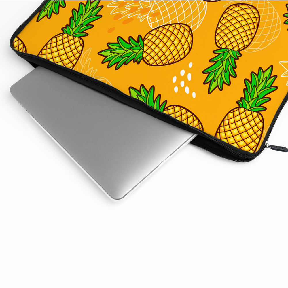 Fresh Pineapple Pattern Laptop Sleeve Protective Cover