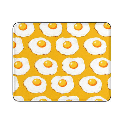 Fried Eggs on Yellow Mouse Pads-18x21 CM-Oxvistore