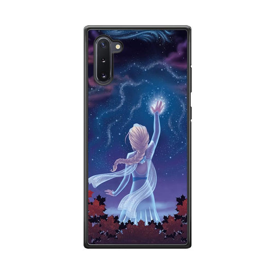 Frozen Catching The Light Samsung Galaxy Note 10 Case-Rubber Black (2D Case)-Oxvistore
