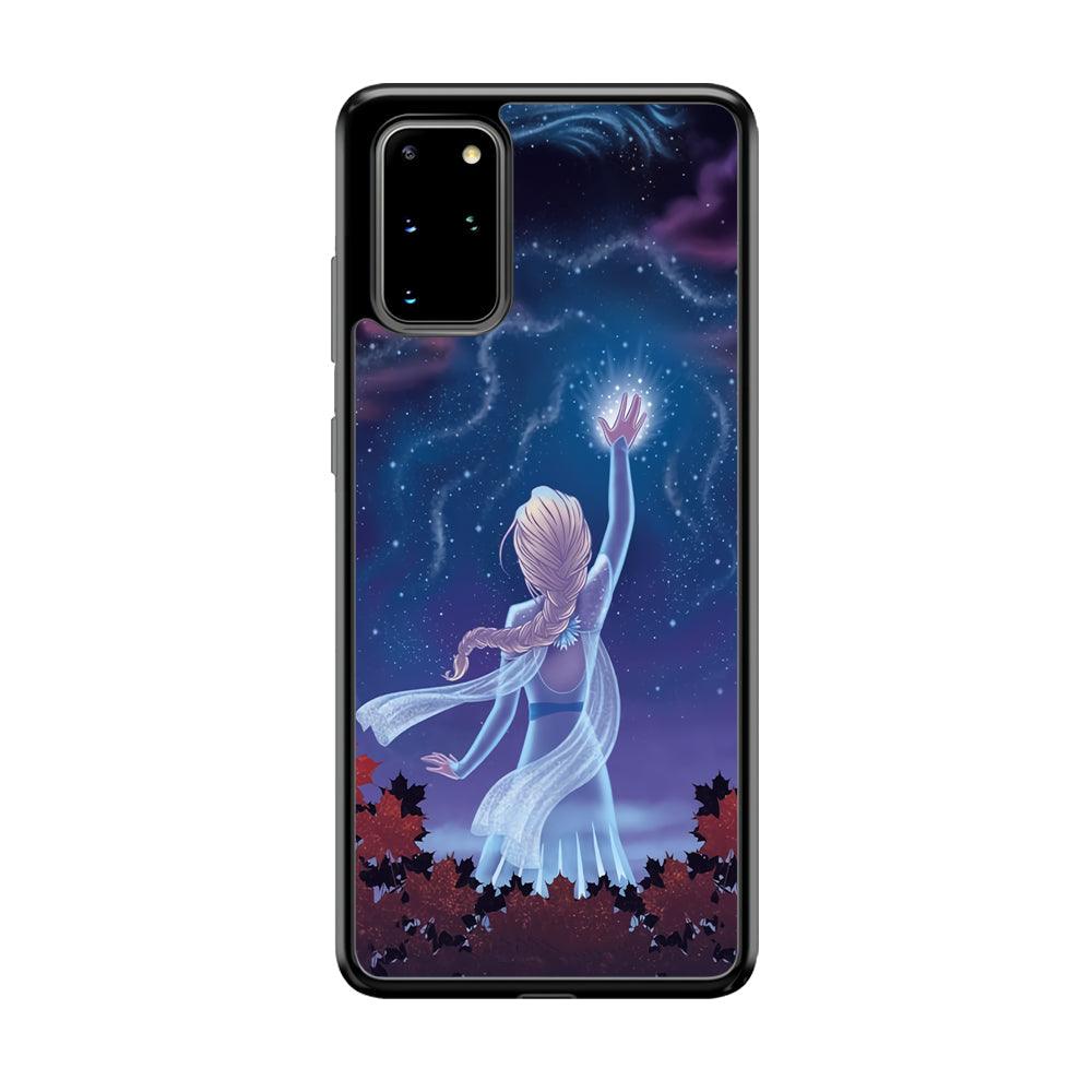 Frozen Catching The Light Samsung Galaxy S20 Plus Case-Rubber Black (2D Case)-Oxvistore