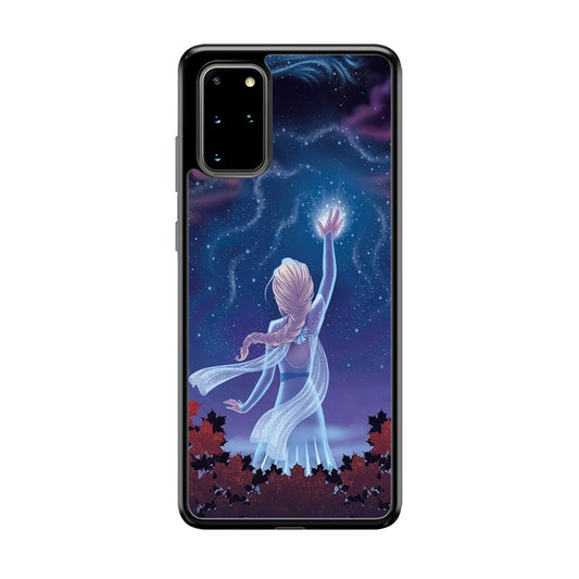 Frozen Catching The Light Samsung Galaxy S20 Plus Case-Rubber Black (2D Case)-Oxvistore