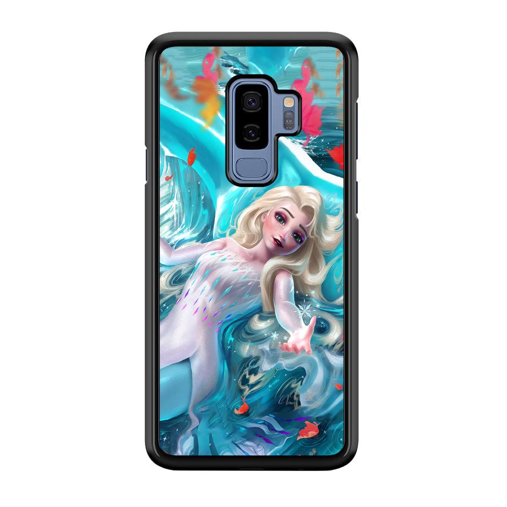 Frozen Elsa in Melting Snow Samsung Galaxy S9 Plus Case-Oxvistore