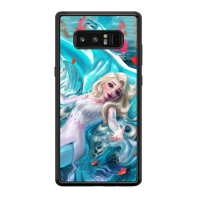 Frozen Elsa in Melting Snow Samsung Galaxy Note 8 Case-Oxvistore