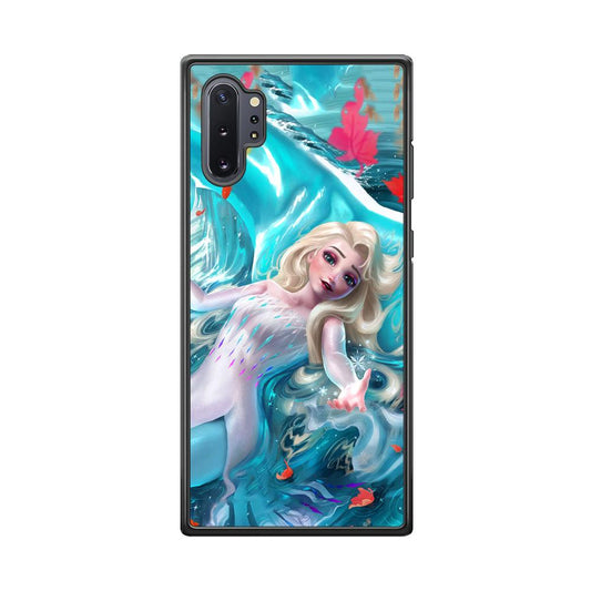 Frozen Elsa in Melting Snow Samsung Galaxy Note 10 Plus Case-Oxvistore