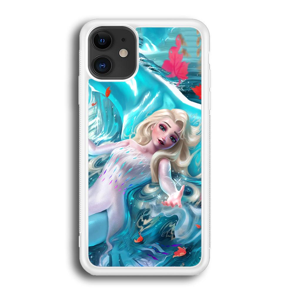 Frozen Elsa in Melting Snow iPhone 12 Case-Oxvistore