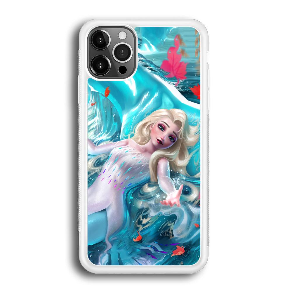 Frozen Elsa in Melting Snow iPhone 12 Pro Max Case-Oxvistore