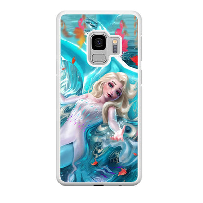 Frozen Elsa in Melting Snow Samsung Galaxy S9 Case-Oxvistore