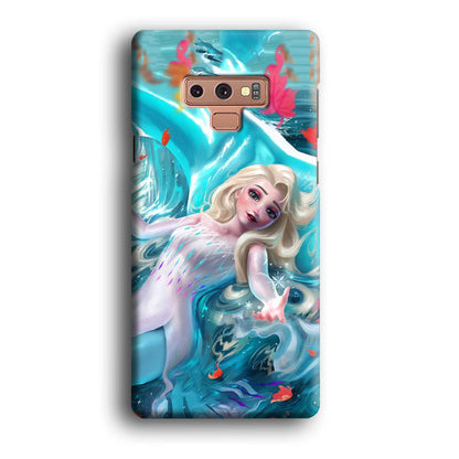 Frozen Elsa in Melting Snow Samsung Galaxy Note 9 Case-Oxvistore