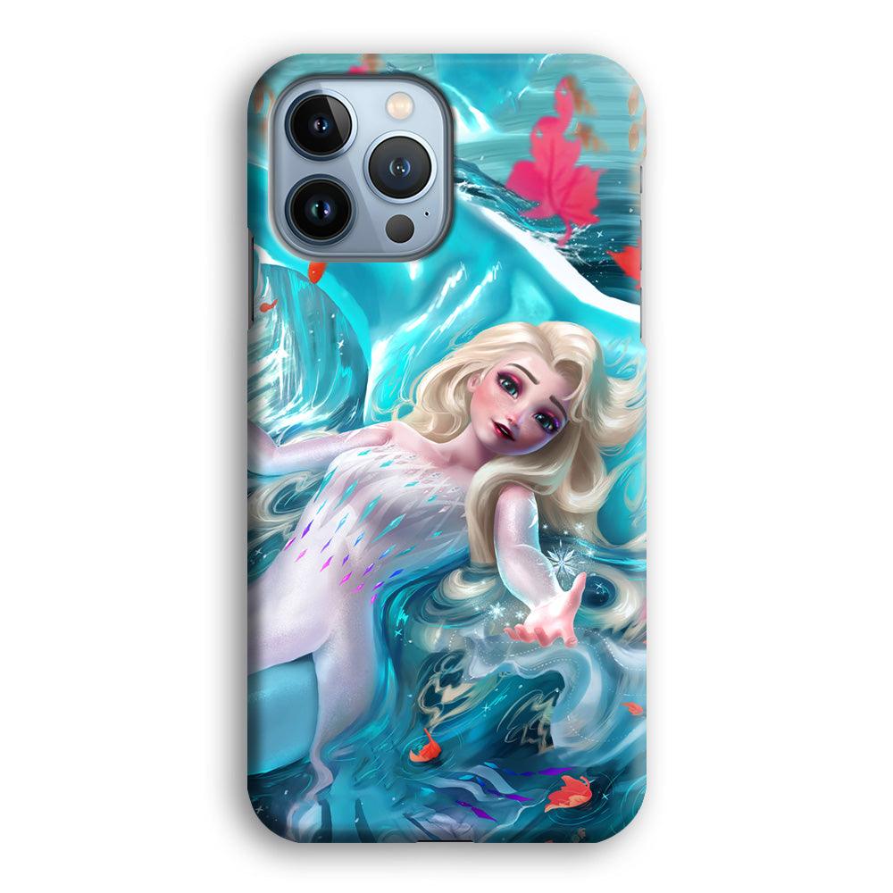 Frozen Elsa in Melting Snow iPhone 15 Pro Max Case-Oxvistore