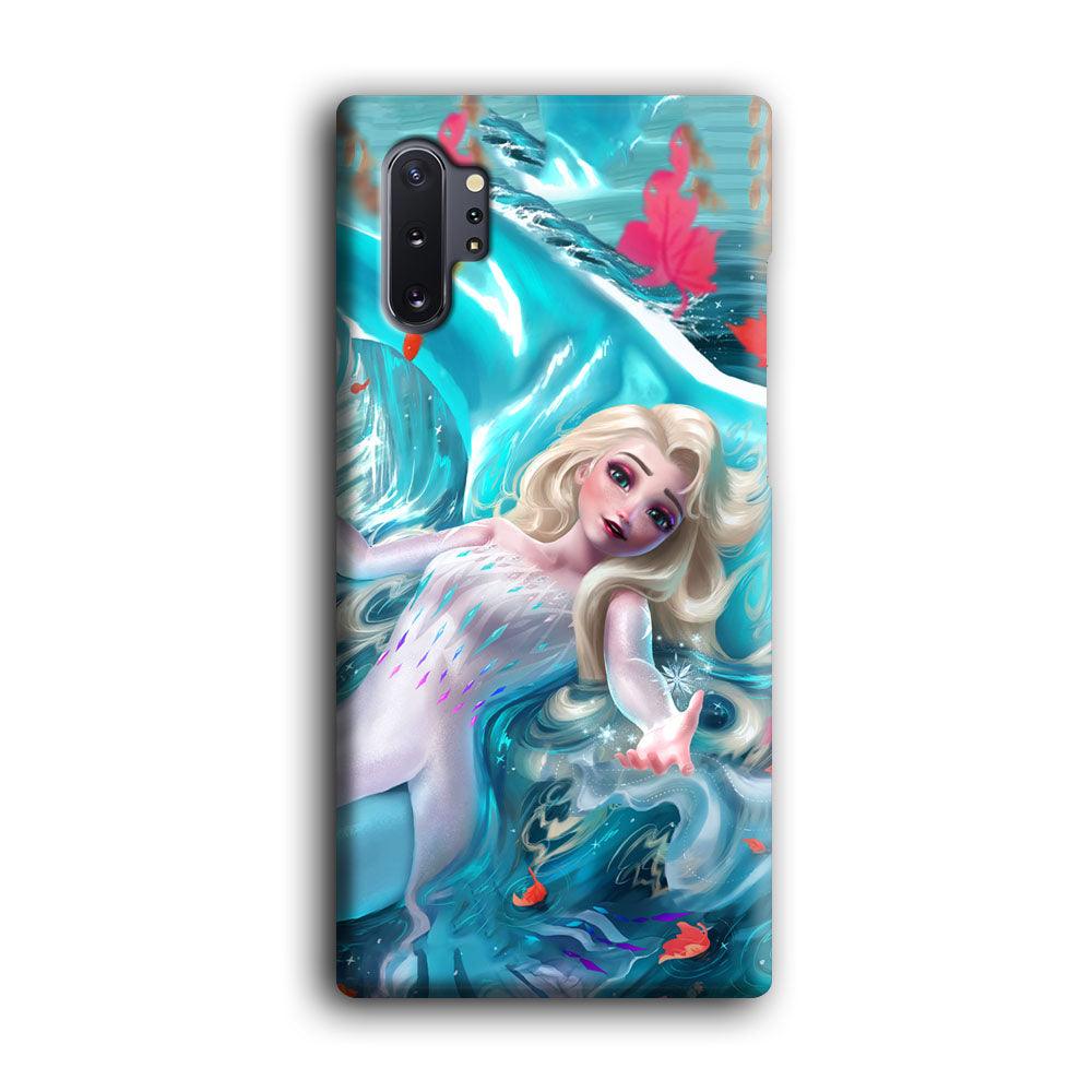 Frozen Elsa in Melting Snow Samsung Galaxy Note 10 Plus Case-Oxvistore