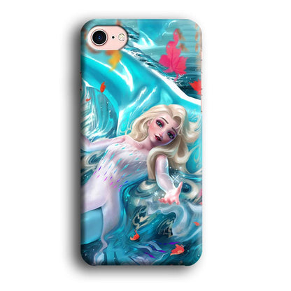 Frozen Elsa in Melting Snow iPhone 8 Case-Oxvistore