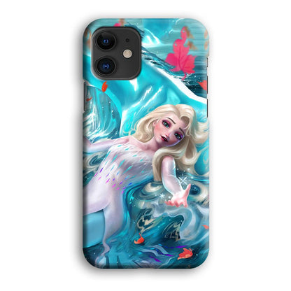 Frozen Elsa in Melting Snow iPhone 12 Case-Oxvistore