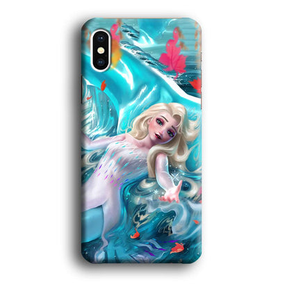 Frozen Elsa in Melting Snow iPhone X Case-Oxvistore