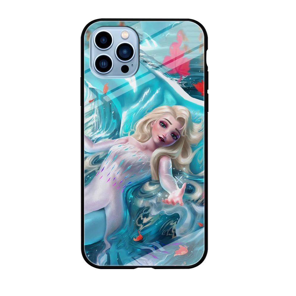 Frozen Elsa in Melting Snow iPhone 12 Pro Case-Oxvistore