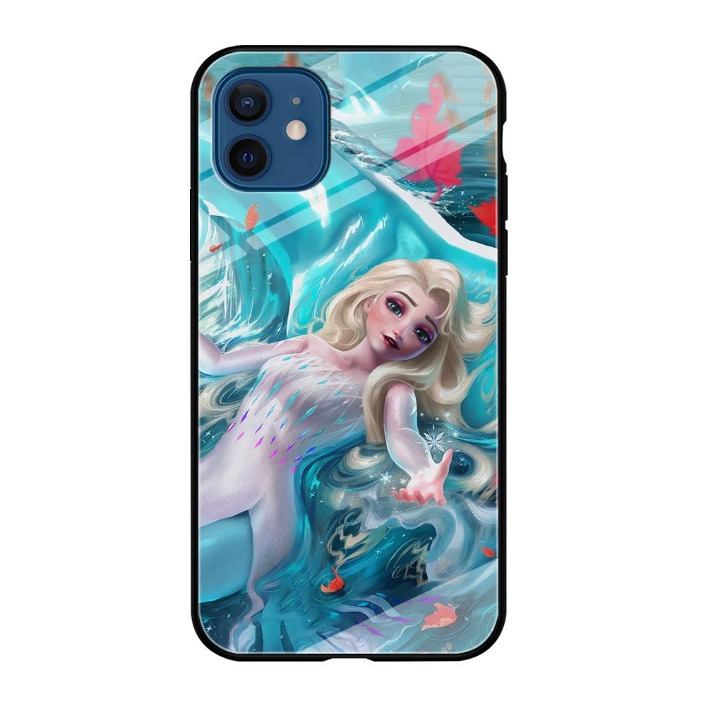 Frozen Elsa in Melting Snow iPhone 12 Case-Oxvistore