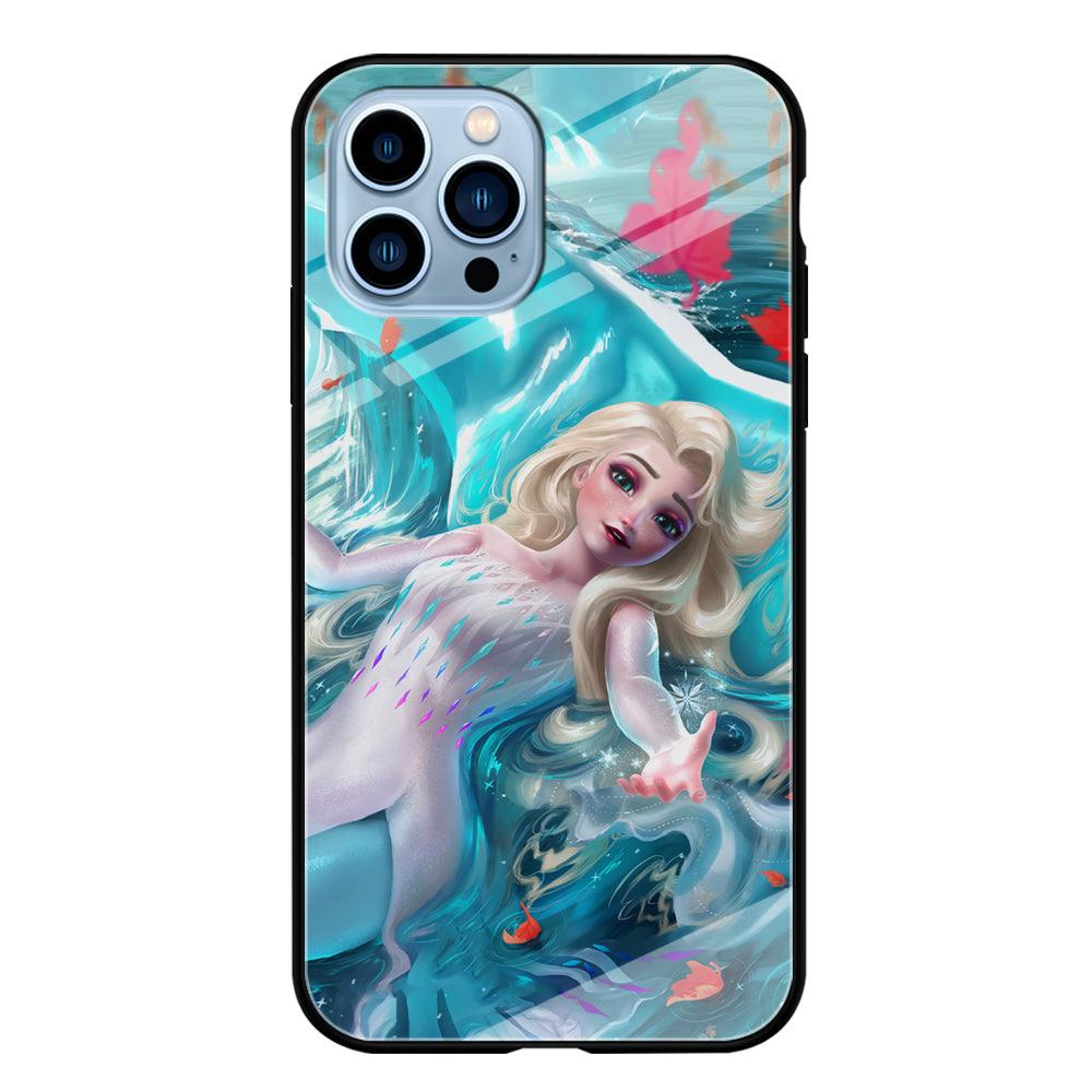 Frozen Elsa in Melting Snow iPhone 13 Pro Case-Oxvistore