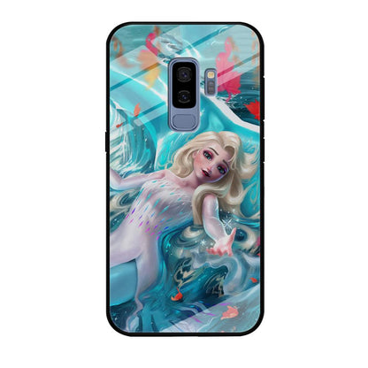 Frozen Elsa in Melting Snow Samsung Galaxy S9 Plus Case-Oxvistore