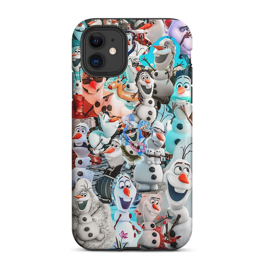 Frozen Olaf Aesthetic Collage 2 in 1 Tough Phone Case