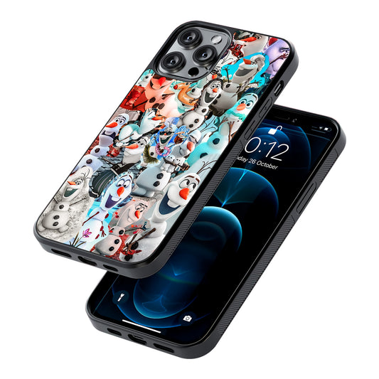 Frozen Olaf Aesthetic Collage 2D Rubber Phone Case