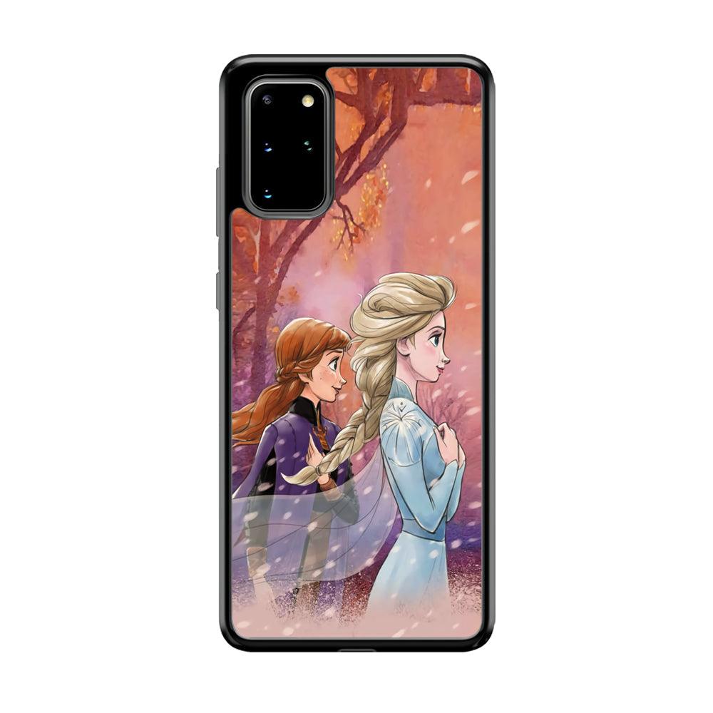Frozen See Happiness Thing Samsung Galaxy S20 Plus Case-Rubber Black (2D Case)-Oxvistore