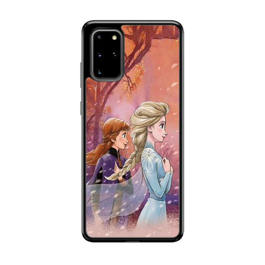 Frozen See Happiness Thing Samsung Galaxy S20 Plus Case-Rubber Black (2D Case)-Oxvistore