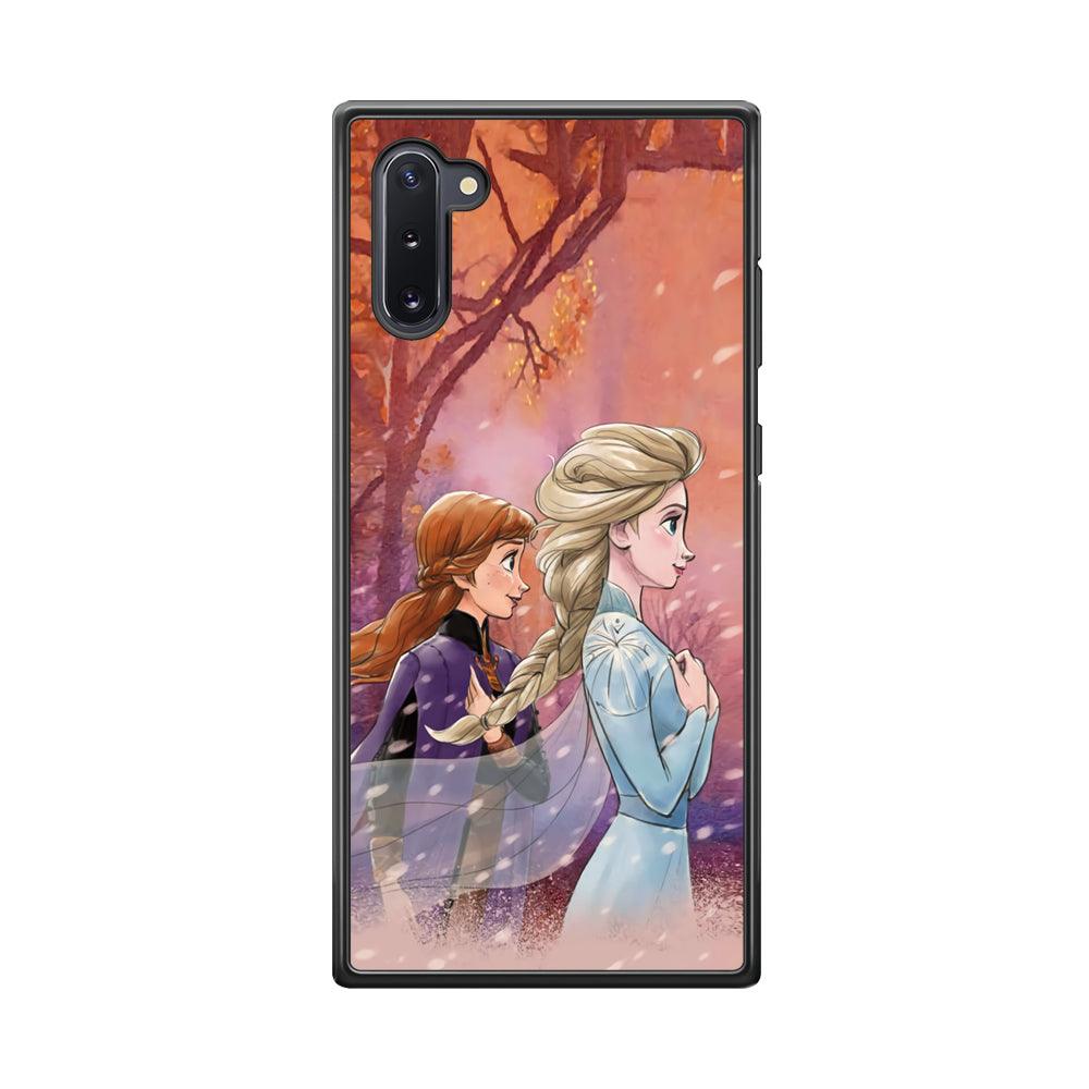 Frozen See Happiness Thing Samsung Galaxy Note 10 Case-Rubber Black (2D Case)-Oxvistore