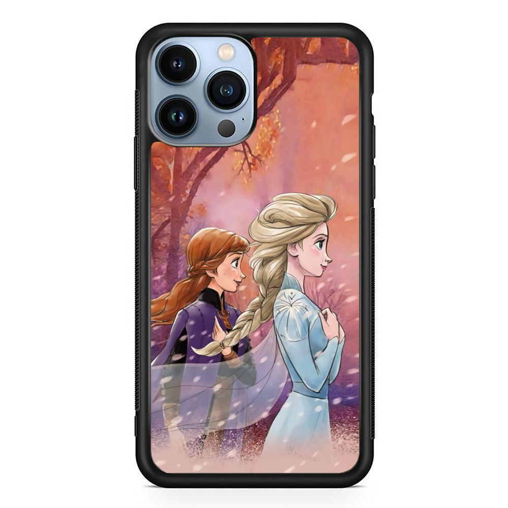 Frozen See Happiness Thing iPhone 13 Pro Max Case-Rubber Black (2D Case)-Oxvistore