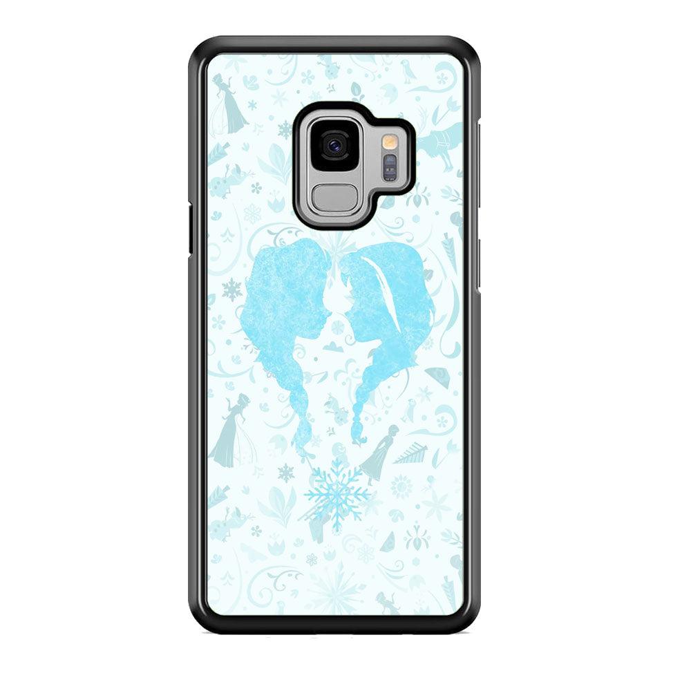 Frozen The Daughter's Samsung Galaxy S9 Case-Rubber White (2D Case)-Oxvistore