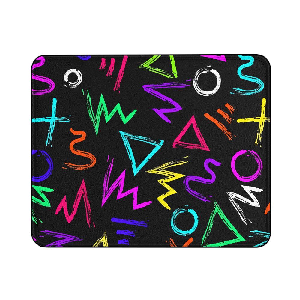 Fun Colorful Line Doodle Mouse Pads-18x21 CM-Oxvistore