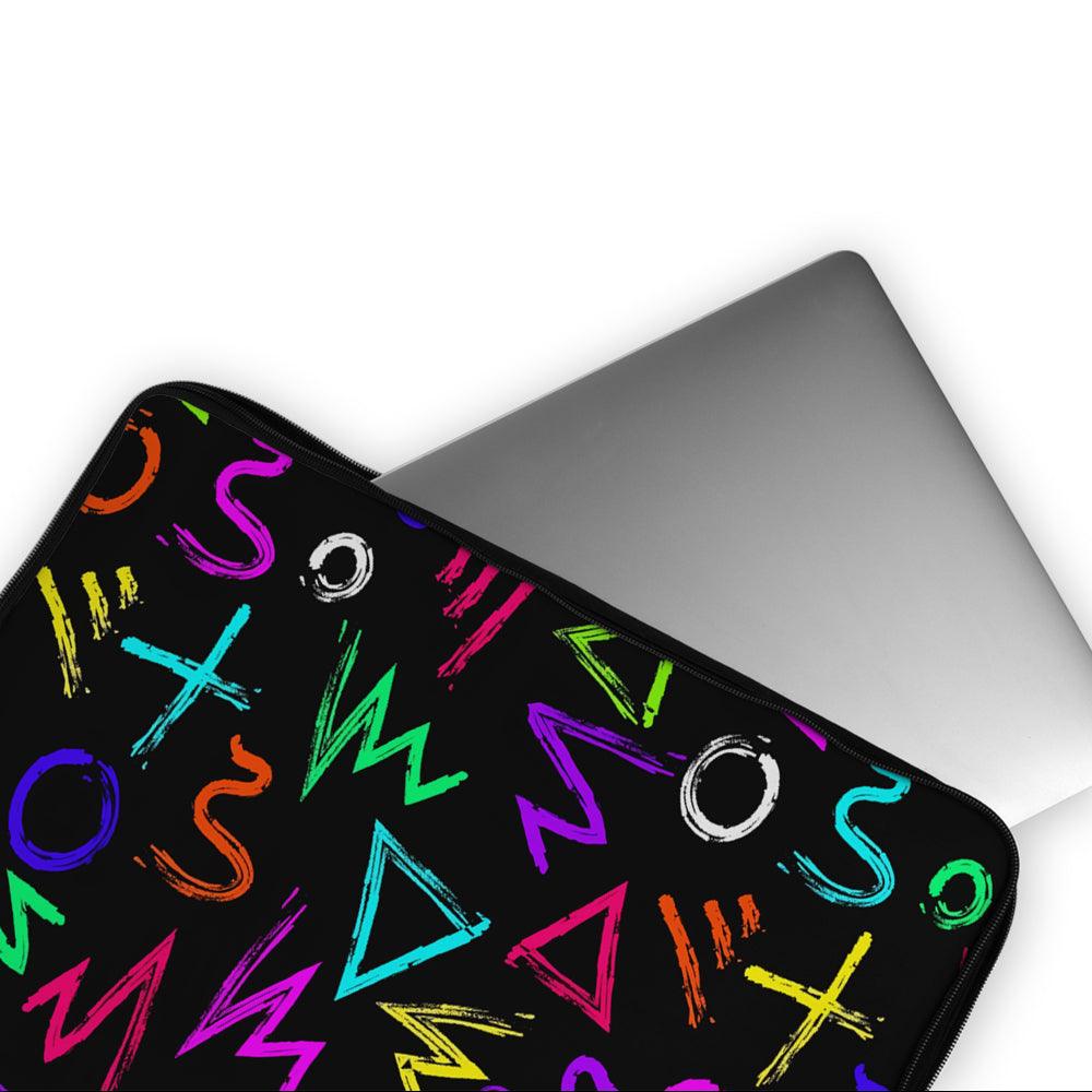 Fun Colorful Line Doodle Laptop Sleeve Protective Cover-Oxvistore
