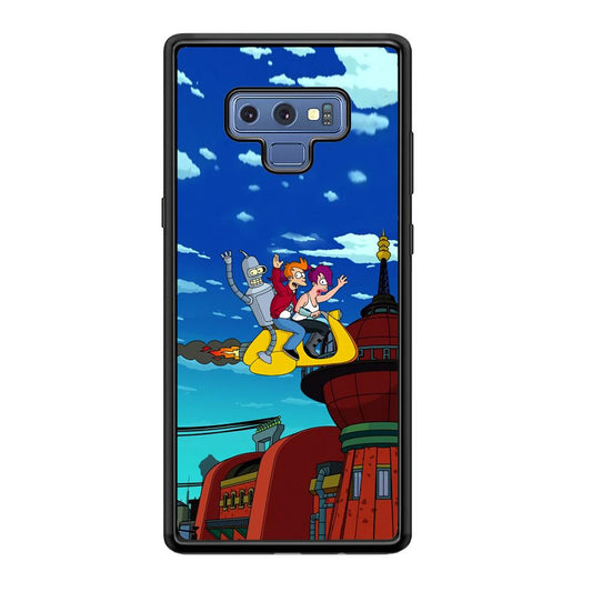 Futurama Faster Together Samsung Galaxy Note 9 Case-Oxvistore