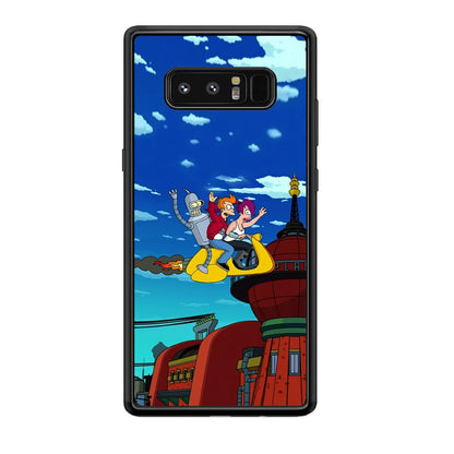 Futurama Faster Together Samsung Galaxy Note 8 Case-Oxvistore