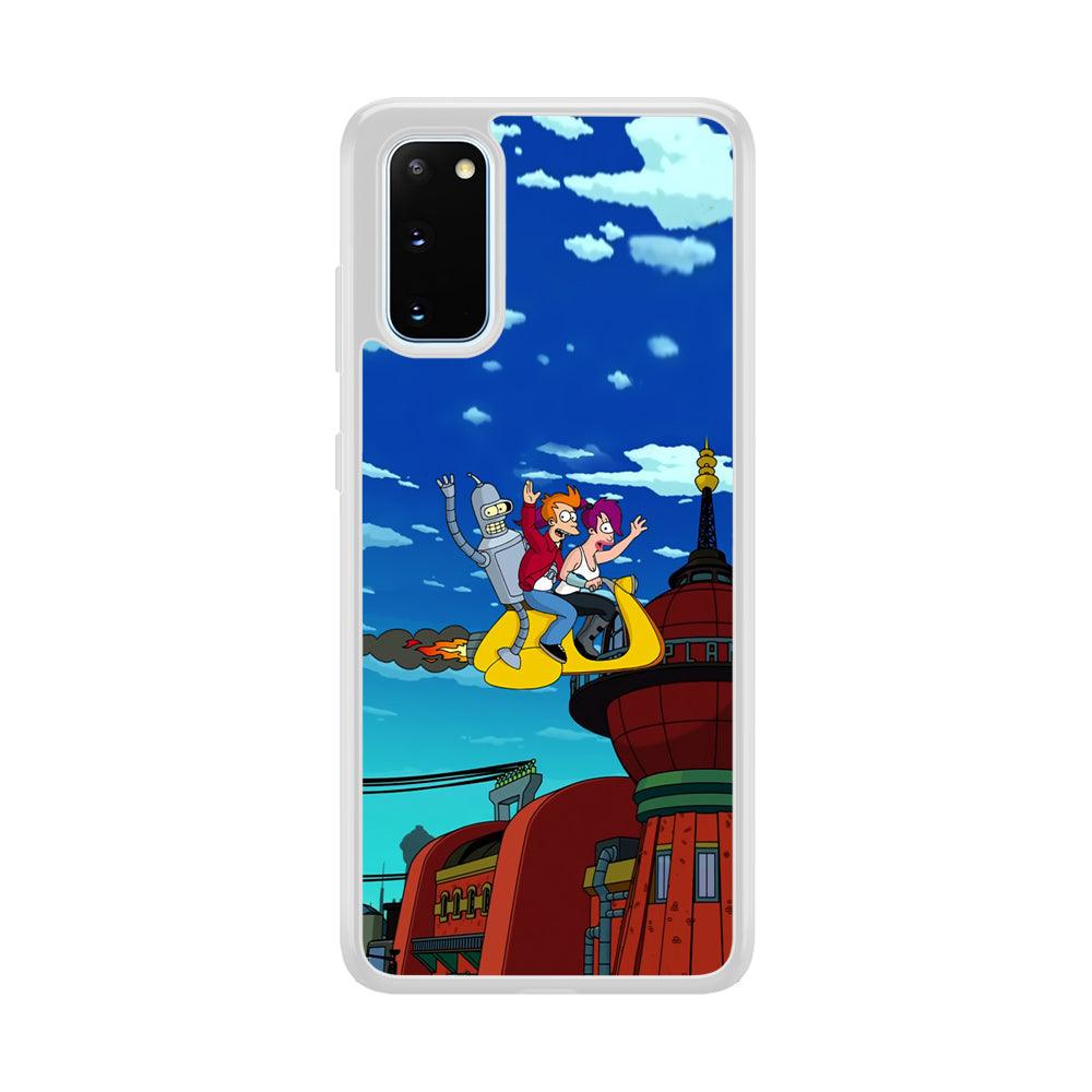 Futurama Faster Together Samsung Galaxy S20 Case-Oxvistore