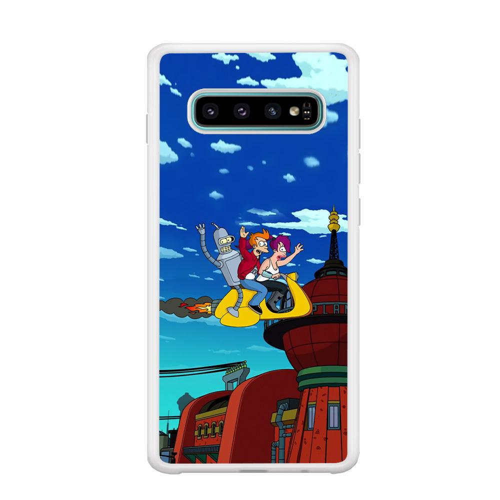 Futurama Faster Together Samsung Galaxy S10 Plus Case-Oxvistore