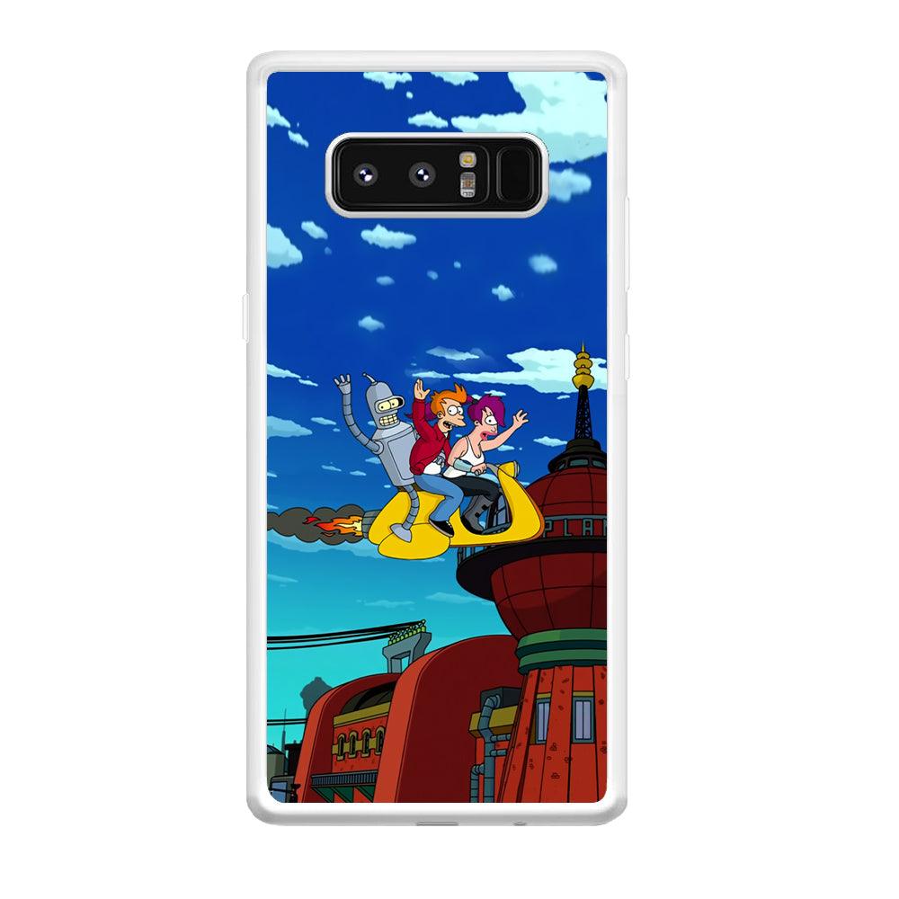 Futurama Faster Together Samsung Galaxy Note 8 Case-Oxvistore