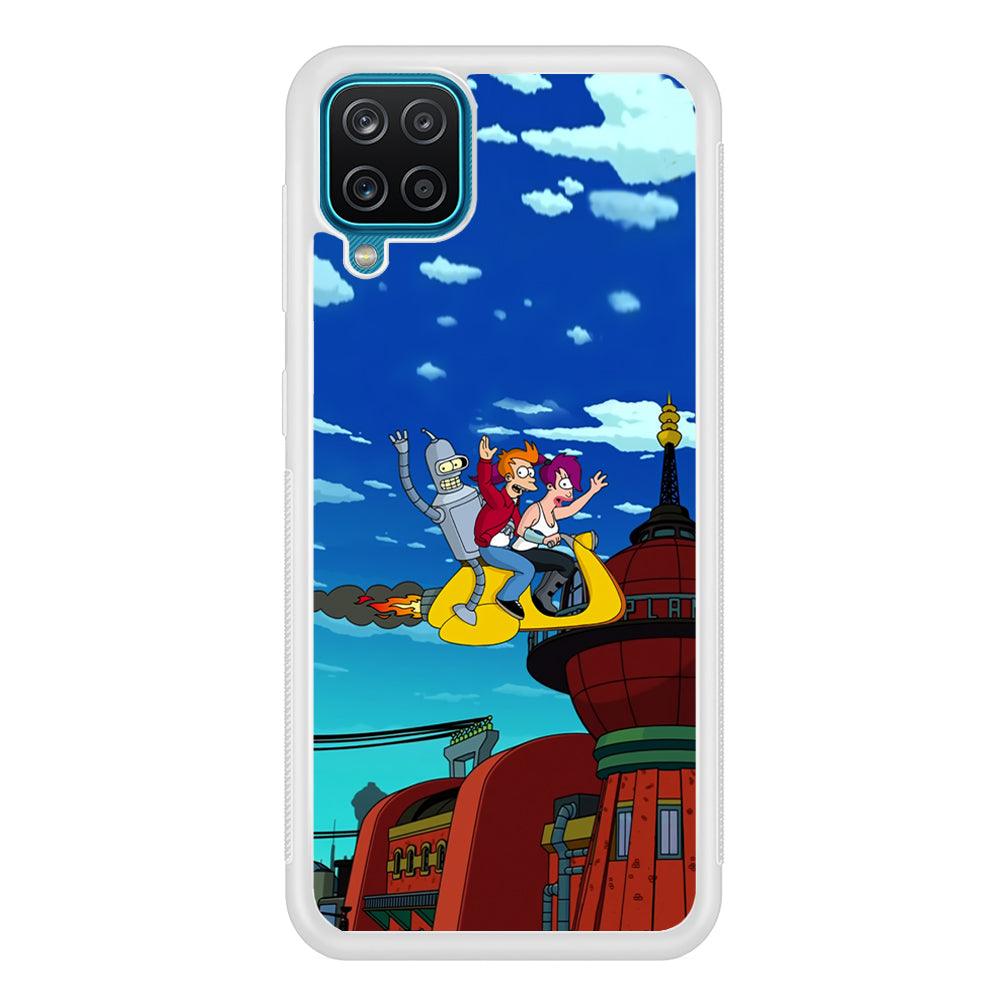 Futurama Faster Together Samsung Galaxy A12 Case-Oxvistore