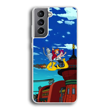 Futurama Faster Together Samsung Galaxy S21 Case-Oxvistore