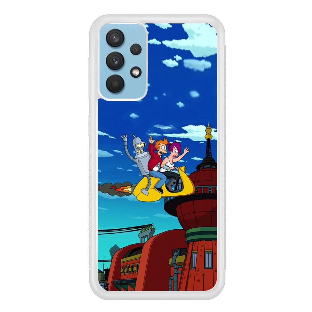 Futurama Faster Together Samsung Galaxy A32 Case-Oxvistore