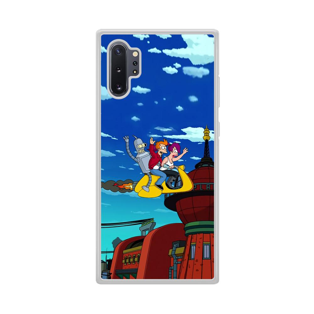 Futurama Faster Together Samsung Galaxy Note 10 Plus Case-Oxvistore