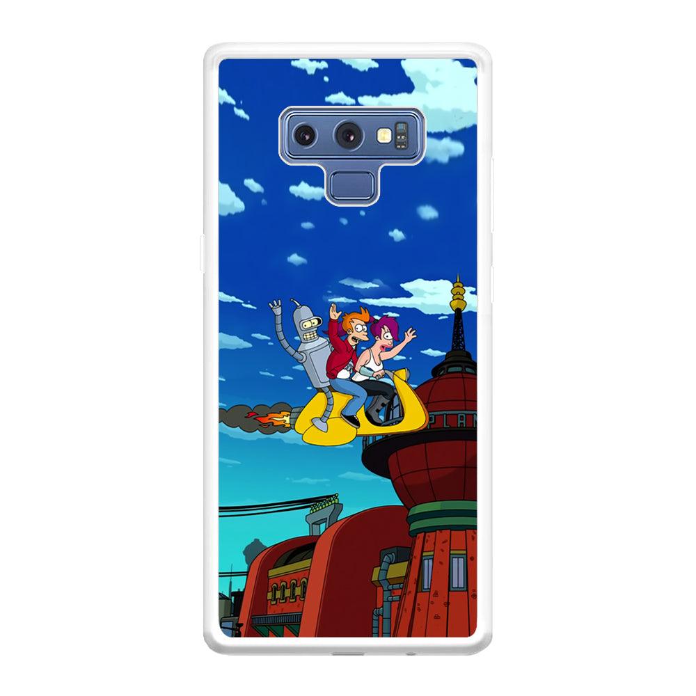 Futurama Faster Together Samsung Galaxy Note 9 Case-Oxvistore