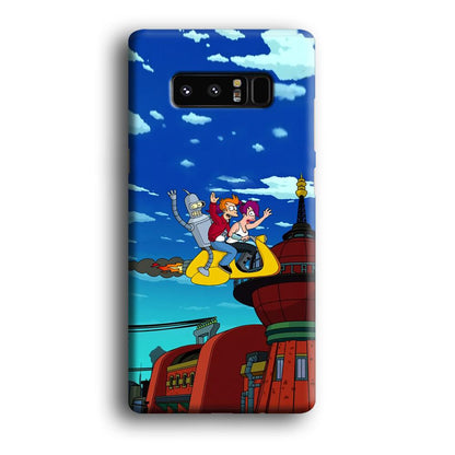 Futurama Faster Together Samsung Galaxy Note 8 Case-Oxvistore