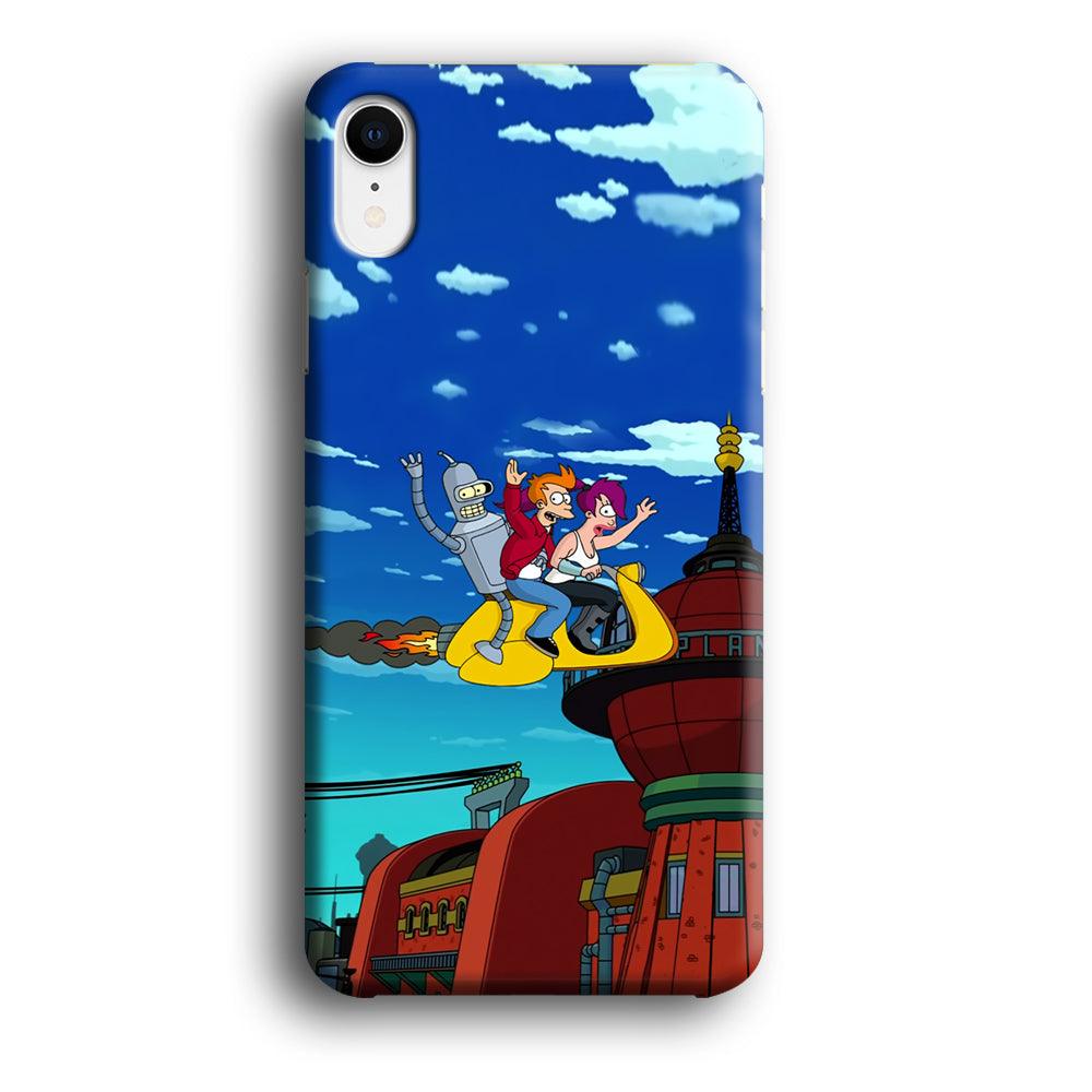 Futurama Faster Together iPhone XR Case-Oxvistore