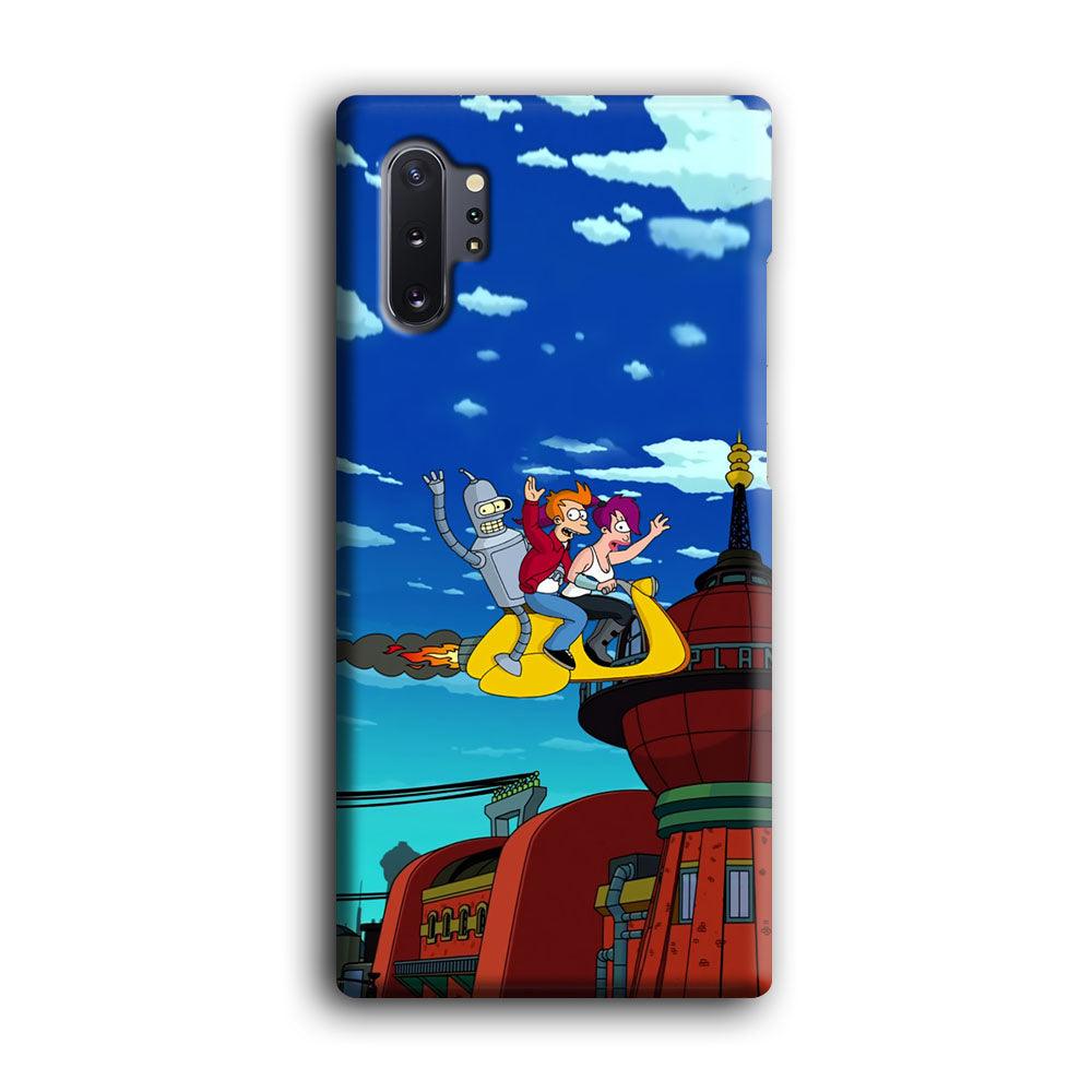 Futurama Faster Together Samsung Galaxy Note 10 Plus Case-Oxvistore