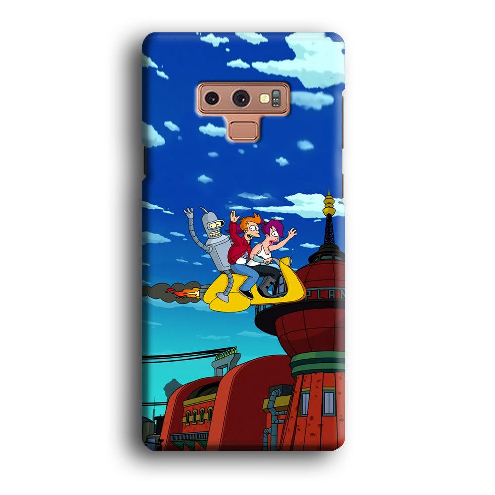 Futurama Faster Together Samsung Galaxy Note 9 Case-Oxvistore