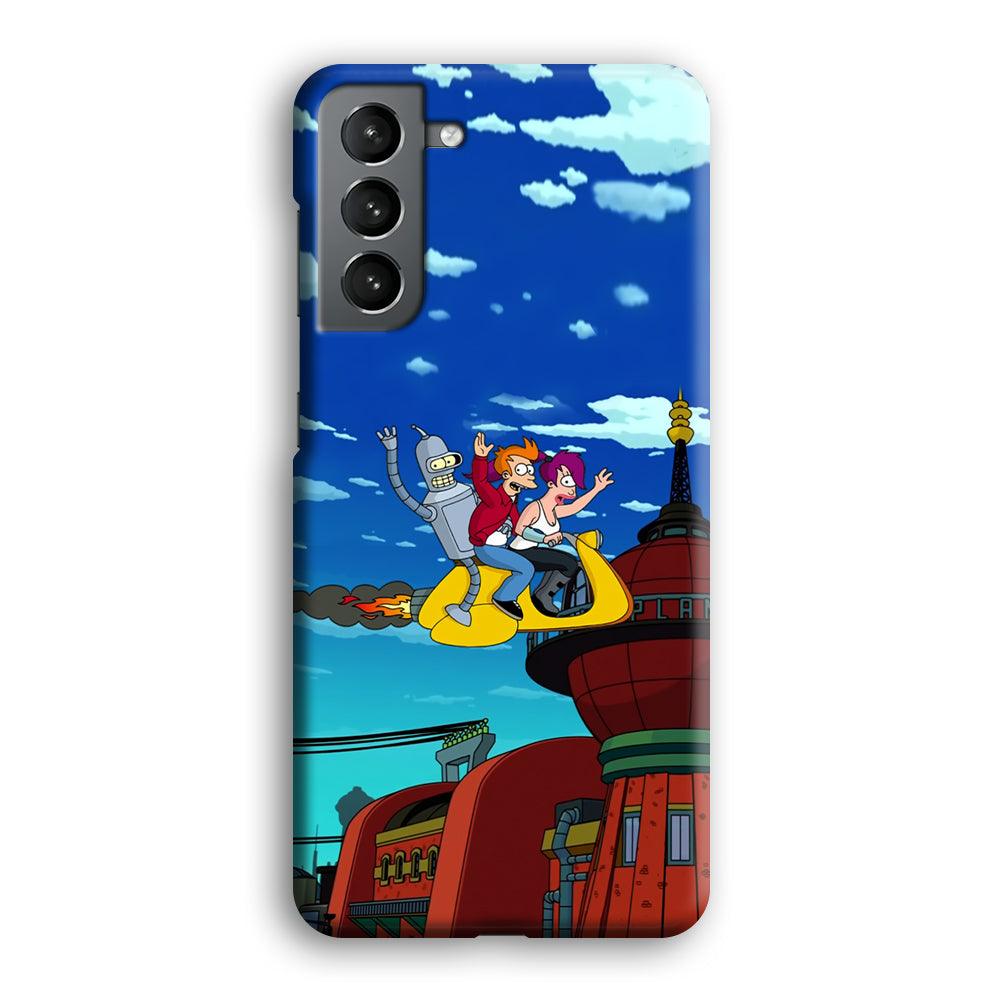 Futurama Faster Together Samsung Galaxy S21 Case-Oxvistore